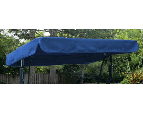Water Resistant 2 Seater Replacement Canopy ONLY for Swing Seat/Garden Hammock in Royal Blue